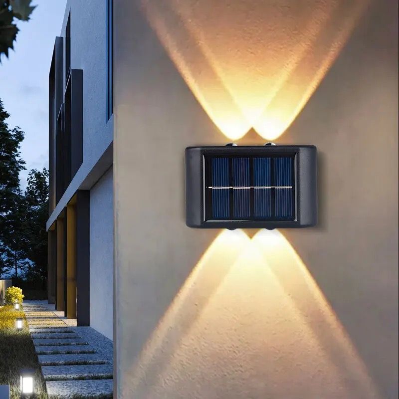 ZIDNA DEKORATIVNA SOLARNA LAMPA 8 KOMADA
