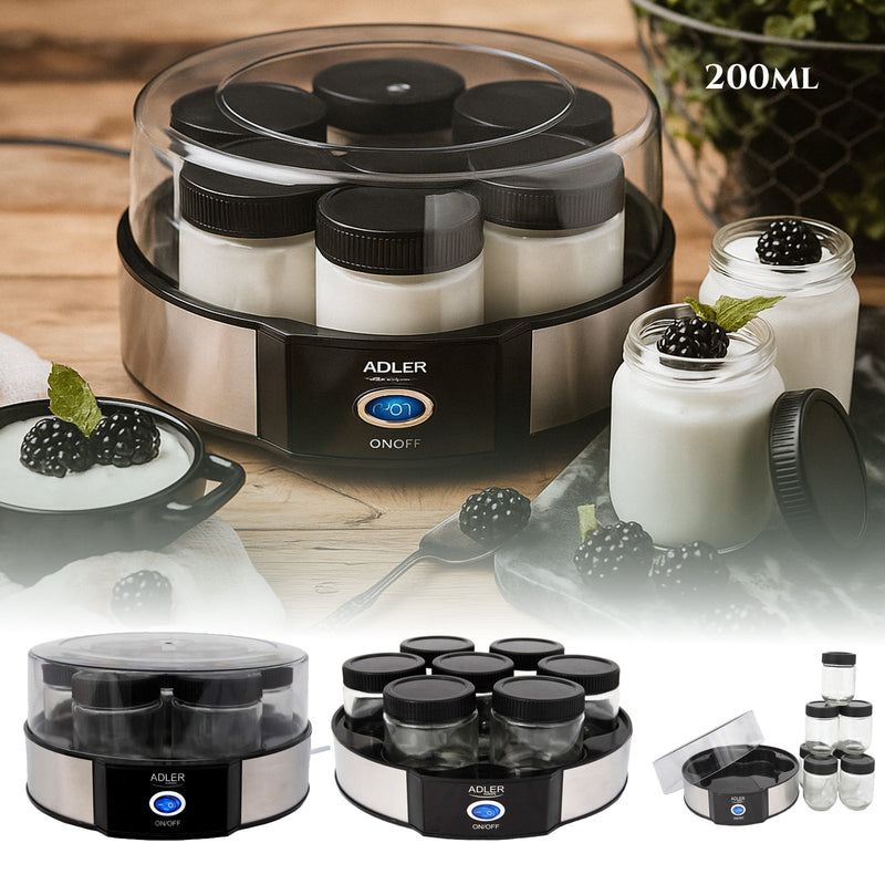Pekač za jogurt 20 W + 7 čaša