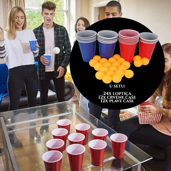 СОЦИАЛНА ИГРА BEER PONG